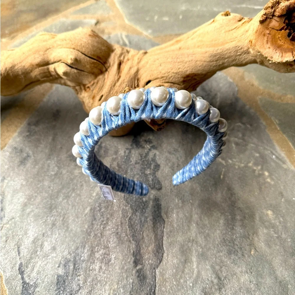 Anthropologie - Braided Pearl Headband